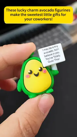 NEW DROP ALERT! 🥑✨ Our lucky charm avocado figurines are here to bring you good vibes and good fortune! #minifigurine #minigift#spreadpositivity #avocado#TikTokShopStockUp 