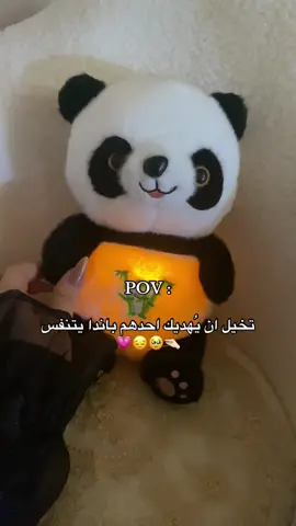 وباندا يتنفس 🥹🤍 يجننن ويرهم هدية مع موسيقى نوم تگدرون تتحكمون بيها وتطفوها 🤍 كواليتي جداً عالي ‼️ سعر القطعة بـ13,000 دينار ✨ #بينك_مون #هدايا #العراق🇮🇶 #ميسان #دب 