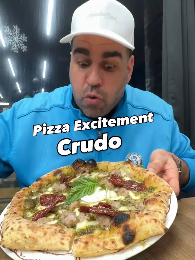 Pizza Enabler hard at work. Plan your Saturday night pizza before you have your morning coffee. This was at Crudo Pizza and Panuozzo in Etobicoke. Pizza reel has been posted. This beauty had Pesto sauce, that’s all I needed but there were a few other toppings as well including sauce and sun dried tomatoes. #pizza #food 
