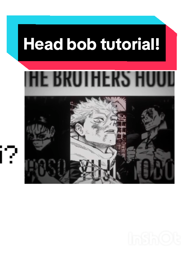 tutorial on how to handmade head bob, n.w a trend | #fyp #edit #anime #viral #tutorial 
