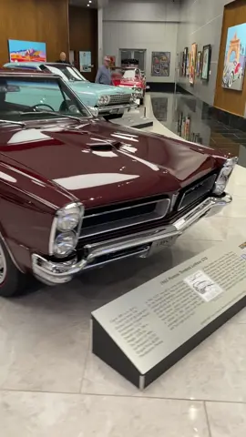 Beautiful 1965 Pontiac GTO on display at @Savoy Automobile Museum  #pontiacgto #gto #musclecars #classiccars #carsoftiktok 