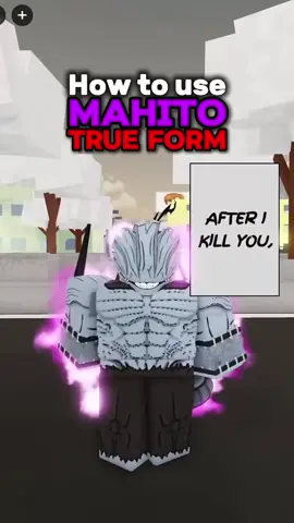 How to use mahito true form #roblox #jjk #jjs #jujutsushenanigans #foryoupage 