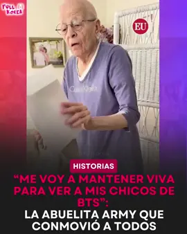 Una historia llena de emoción está tocando el corazón del fandom. Una abuelita ARMY, sobreviviente de cáncer, recibió la sorpresa de que asistirá al concierto del BTS ARIRANG WORLD TOUR 2026, y su reacción se volvió inolvidable. 🎟️✨ Entre lágrimas y sonrisas, dejó una frase que ya está dando la vuelta en redes: “Me voy a mantener viva para ver a mis chicos”. Sus palabras reflejan amor, fortaleza y la esperanza que muchas personas encuentran en la música y en el vínculo con su grupo favorito. Este momento nos recuerda que BTS no tiene edad y que los sueños pueden convertirse en un motor para seguir adelante. Cuando la música, el fandom y la vida se cruzan, nacen historias capaces de inspirar a miles. 🌟 💬 ¿Cuál es el sueño que te da fuerzas para seguir incluso en los días difíciles? #fblifestyle 
