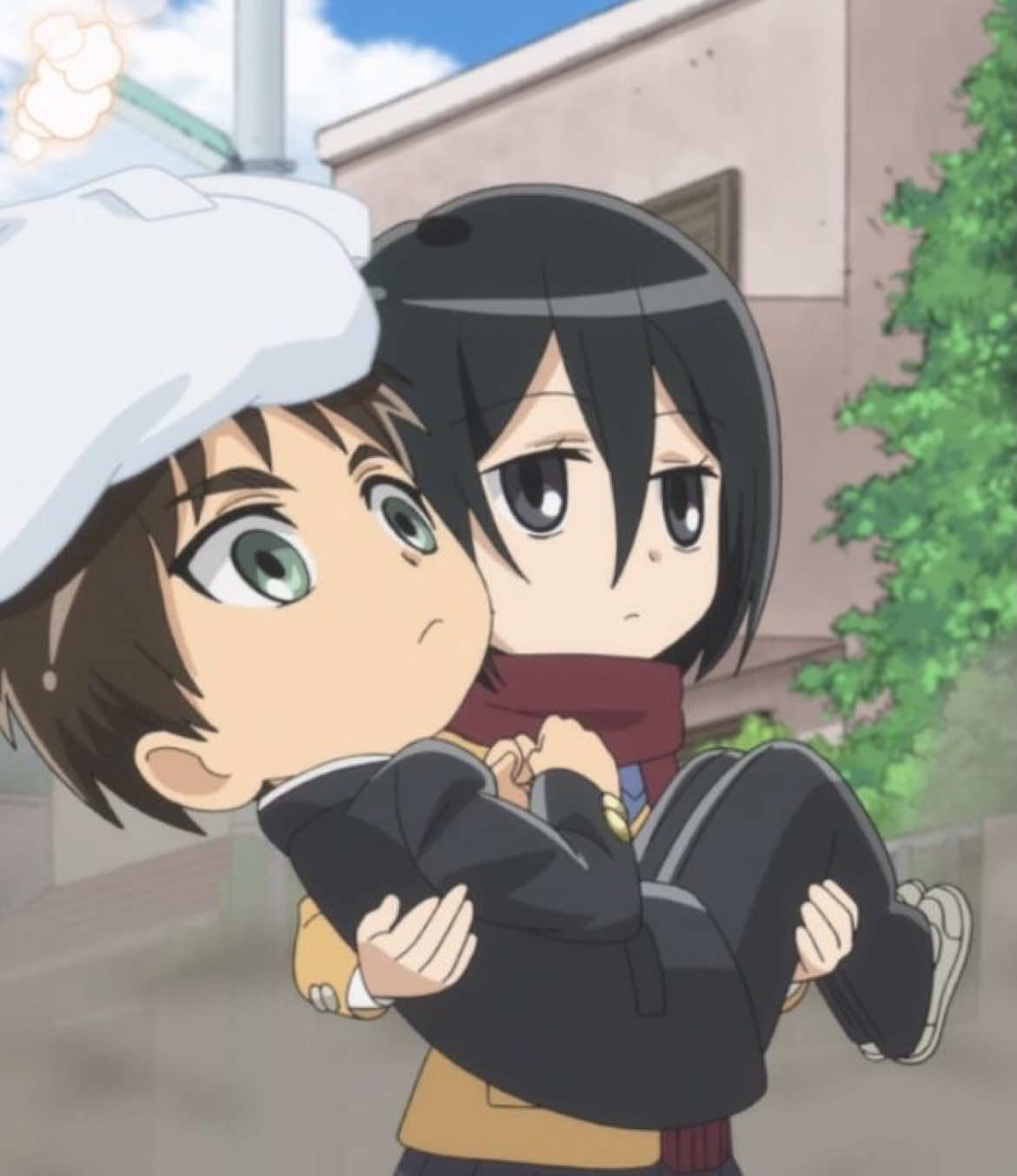 { #EREMIKA } decided to edit them for valentines 💌  credits : @yumkz - their so nice🥹  #aot #foryoupage #eren #fyp  