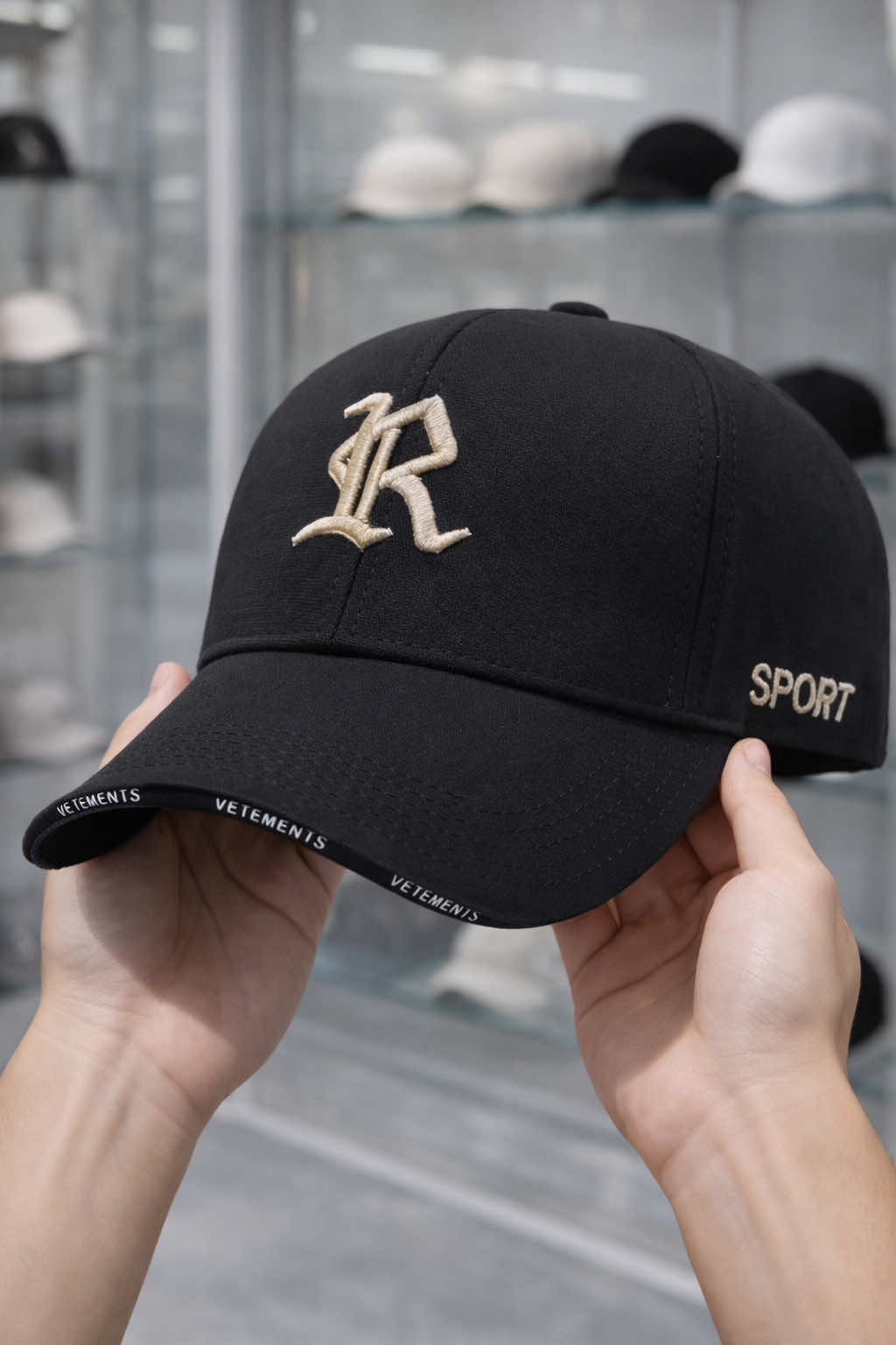 Topi Baseball Import Logo R Sport Premium Unisex Dewasa#topi #topiviral #topimurah #wibgajian 