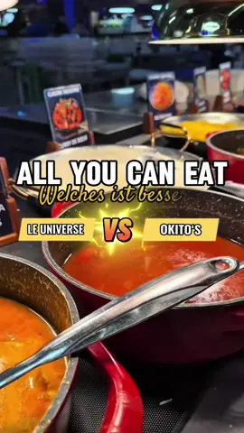 Zwei All-You-Can-Eats in Frankreich. Nur einer gewinnt. Wer macht das Rennen? 🍣👀 Ich habe Okito vs. Buffet L’Univers getestet – und mein klarer Favorit ist: Okito. Warum? ✨ bessere Qualität 🍣 riesige Sushi-Auswahl 🤫 angenehmer & leiser 👶 Spielecke 🍰 vielfältigere Desserts + Schokobrunnen 📍 13 Rue de Soultz, 68270 Wittenheim 🕒 Täglich 12:00–14:30 & 19:00–22:30 💰 Mittag ab 17,90 € | Abend ab 26,80 € L’Univers punktet dafür mit noch größerer Gesamtauswahl, frischem Naan & frischen Crêpes. 📍 20 Rue de Thann, 68120 Pfastatt 🕒 Täglich 12:00–14:30 & 19:00–22:30 💰 Mittag ab 18,90 € | Abend ab 27,90 € Preislich sehr ähnlich – Qualität vs. maximale Auswahl. Und jetzt: Team Okito oder Team L’Univers? 👀 XOXO Südwest schmeckt 💋 @Okito O’Grand Buffet Mulhouse  @BUFFET L’univers pfastatt  #freiburg #allyoucaneat #viral #FoodTok #CapCut 