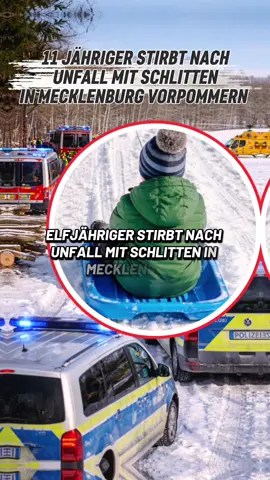 Ruhe in Frieden 🥺🙏 11 jähriger stirbt nach Unfall mit Schlitten in Kuchelmiß Mecklenburg Vorpommern - Er wurde mit dem Auto im Schlitten gezogen.. #kind #mecklenburgvorpommern #unfall #schlitten #rostock 