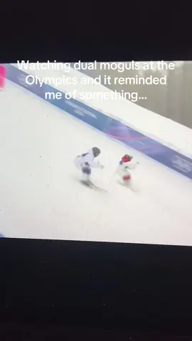 Both of you, ski like you want to win! #evangelion #olympics 