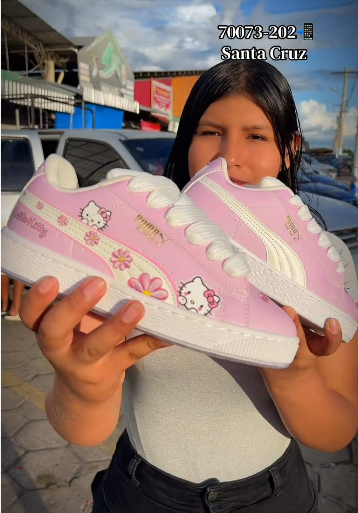 🎀PUMA SUEDE XL CAMALEÓN 😍🤩 HELLO KITTY 🤩🎀 📲70073-202📲 #tiendashoes3k #mercadonuevoplan3000 #pumasuedexl #camaleon #sneakers 