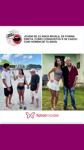 Jovem de 22 anos revela, de forma direta, como conquistou e se casou com homem de 73 anos. . . . . . #casal #maridoemulher #fatalmodelcy #fatalmodelcortes #fatalmodel 