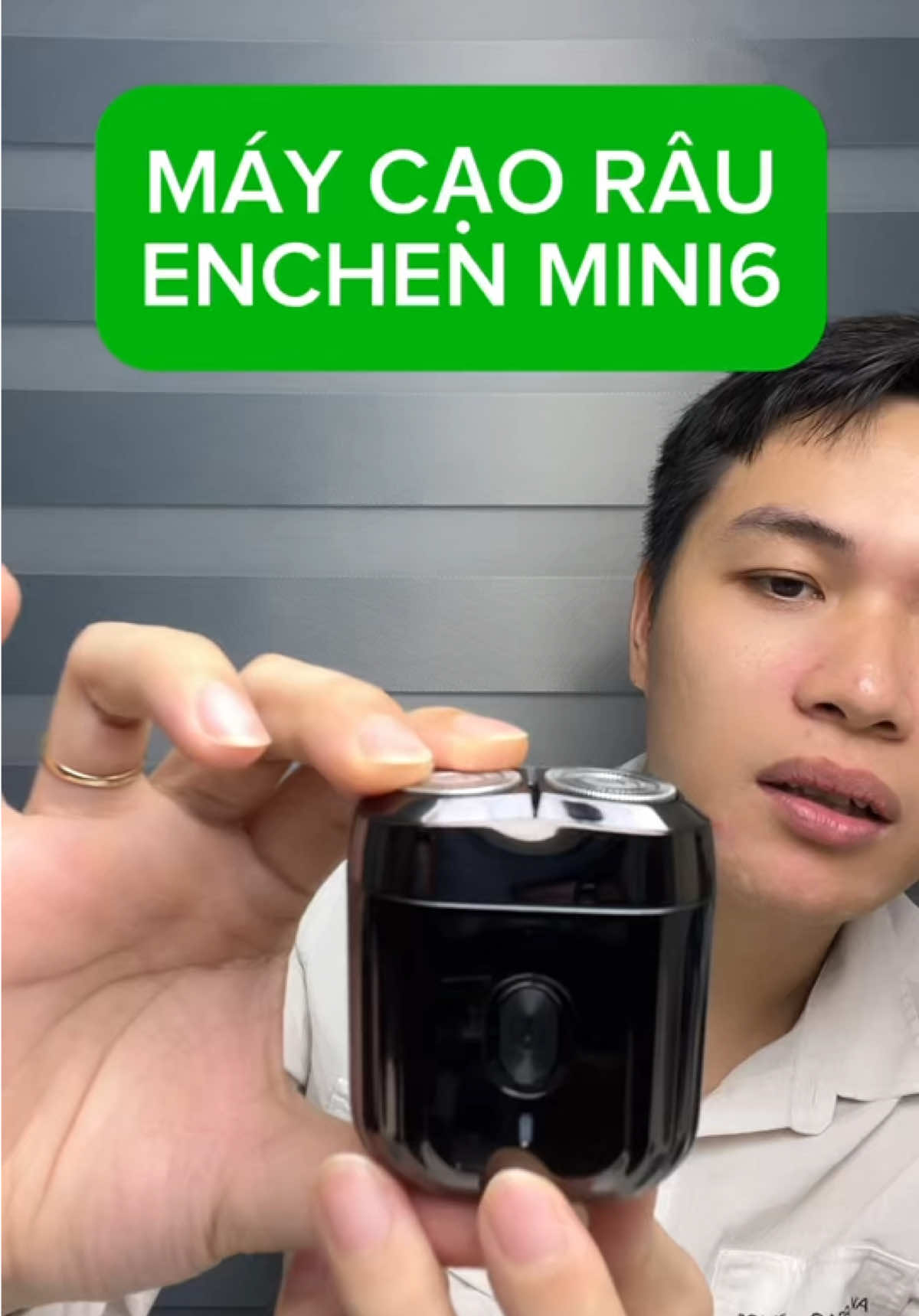 Mây cạo râu Enchen mini6, nhỏ gọn cực tiện lợi cạo rất mượt #maycaorau#enchen#enchenmini#enchenmini6#maycaoraumini 