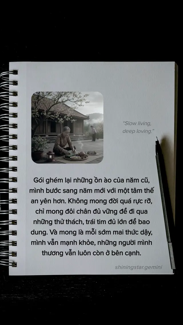 Mong mỗi sớm mai thức dậy, mình vẫn khỏe mạnh và những người mình thương vẫn ở bên cạnh.