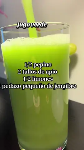 Jugo verde saludable#jugoverde#recetasfaciles#batidossaludables#comidadeliciosaymas