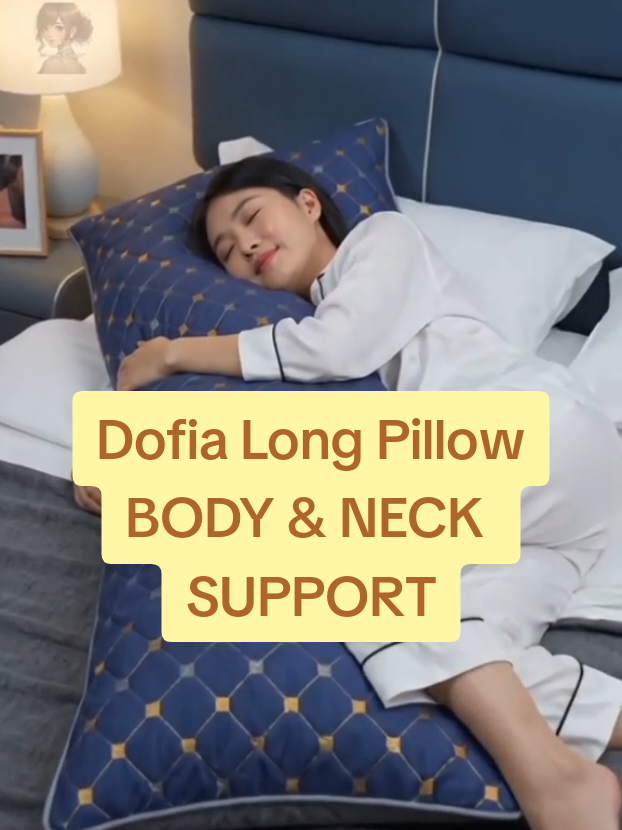 Enjoy hotel quality comfort at home with the Dofia Upgraded 5 Star Hotel Long Pillow 𝗱𝗲𝘀𝗶𝗴𝗻𝗲𝗱 𝘁𝗼 𝘀𝘂𝗽𝗽𝗼𝗿𝘁 𝗯𝗲𝘁𝘁𝗲𝗿 𝘀𝗹𝗲𝗲𝗽 𝗲𝘃𝗲𝗿𝘆 𝗻𝗶𝗴𝗵𝘁. 𝗧𝗵𝗶𝘀 𝗹𝗼𝗻𝗴 𝗽𝗶𝗹𝗹𝗼𝘄 𝗽𝗿𝗼𝘃𝗶𝗱𝗲𝘀 𝘀𝗼𝗳𝘁 𝘆𝗲𝘁 𝘀𝘁𝗮𝗯𝗹𝗲 𝘀𝘂𝗽𝗽𝗼𝗿𝘁 𝗳𝗼𝗿 𝘁𝗵𝗲 𝗻𝗲𝗰𝗸, 𝗯𝗮𝗰𝗸, 𝗮𝗻𝗱 𝗯𝗼𝗱𝘆 𝘁𝗼 𝗵𝗲𝗹𝗽 𝗶𝗺𝗽𝗿𝗼𝘃𝗲 𝘀𝗹𝗲𝗲𝗽𝗶𝗻𝗴 𝗽𝗼𝘀𝘁𝘂𝗿𝗲 𝗮𝗻𝗱 𝗿𝗲𝗱𝘂𝗰𝗲 𝗱𝗶𝘀𝗰𝗼𝗺𝗳𝗼𝗿𝘁. Its breathable material keeps sleep comfortable while the extra plush feel adds relaxation after a long day. The pillow maintains its shape and color even with frequent use, making it a reliable choice for everyday rest. 𝗣𝗲𝗿𝗳𝗲𝗰𝘁 𝗳𝗼𝗿 𝘀𝗶𝗱𝗲 𝘀𝗹𝗲𝗲𝗽𝗲𝗿𝘀, 𝗯𝗮𝗰𝗸 𝘀𝗹𝗲𝗲𝗽𝗲𝗿𝘀, 𝗼𝗿 𝗮𝗻𝘆𝗼𝗻𝗲 𝘄𝗵𝗼 𝘄𝗮𝗻𝘁𝘀 𝗲𝘅𝘁𝗿𝗮 𝗯𝗼𝗱𝘆 𝘀𝘂𝗽𝗽𝗼𝗿𝘁 𝘄𝗵𝗶𝗹𝗲 𝘀𝗹𝗲𝗲𝗽𝗶𝗻𝗴. Upgrade your sleeping experience today and feel the comfort that helps you wake up refreshed. Try it now while stocks are still available. #longpillow  #pillow  #necksupportpillow  #sleepcomfort  #supportpillow 