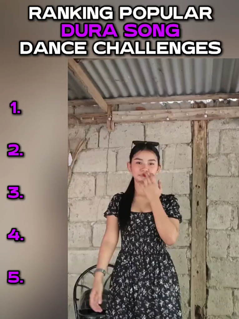 Ranking Popular DURA SONG Dance Challenges #fyp #viral #UK #usa #tiktokdances 