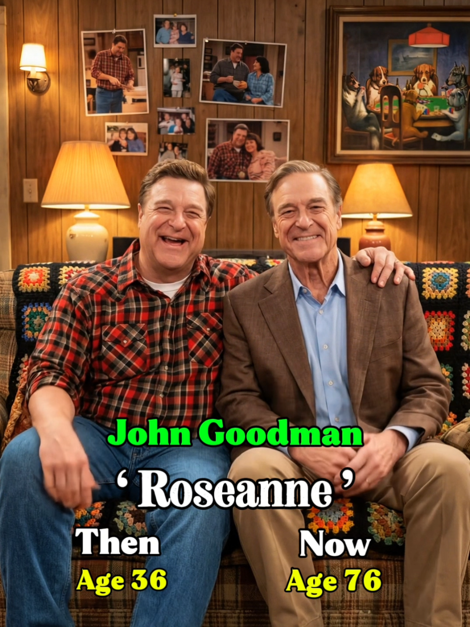 Roseanne Cast: Then and Now 🏠🍔 #roseanne #memories #nostalgia #thenandnow 