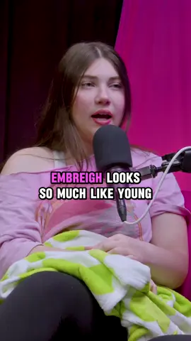 do they look alike? Go check out our podcast! 💗 #podcast #embreighcourtlyn #addisonre #lookalike #influencers 