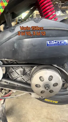 Mùng 3 ráp em trai 1 bộ nồi cho vario 150cc. Đi 3v 10gr và 3v 12gr.  #xuhuongtiktok #xetayga #vario #honda #donxe 