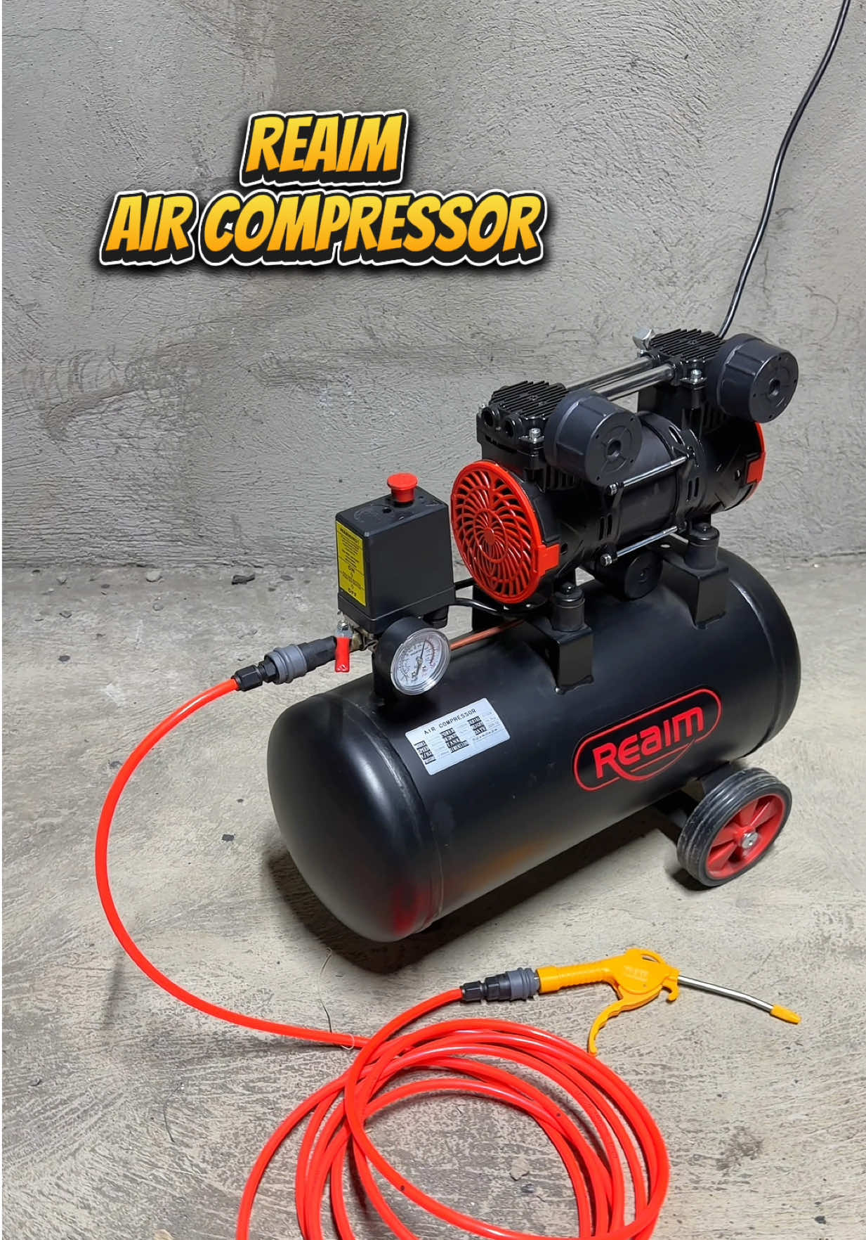 REAIM AIR COMPRESSOR #aircompressor #spraypaint #reaim 