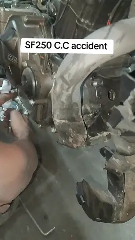 SF 250CC accident  #bike #suzuki #accident 