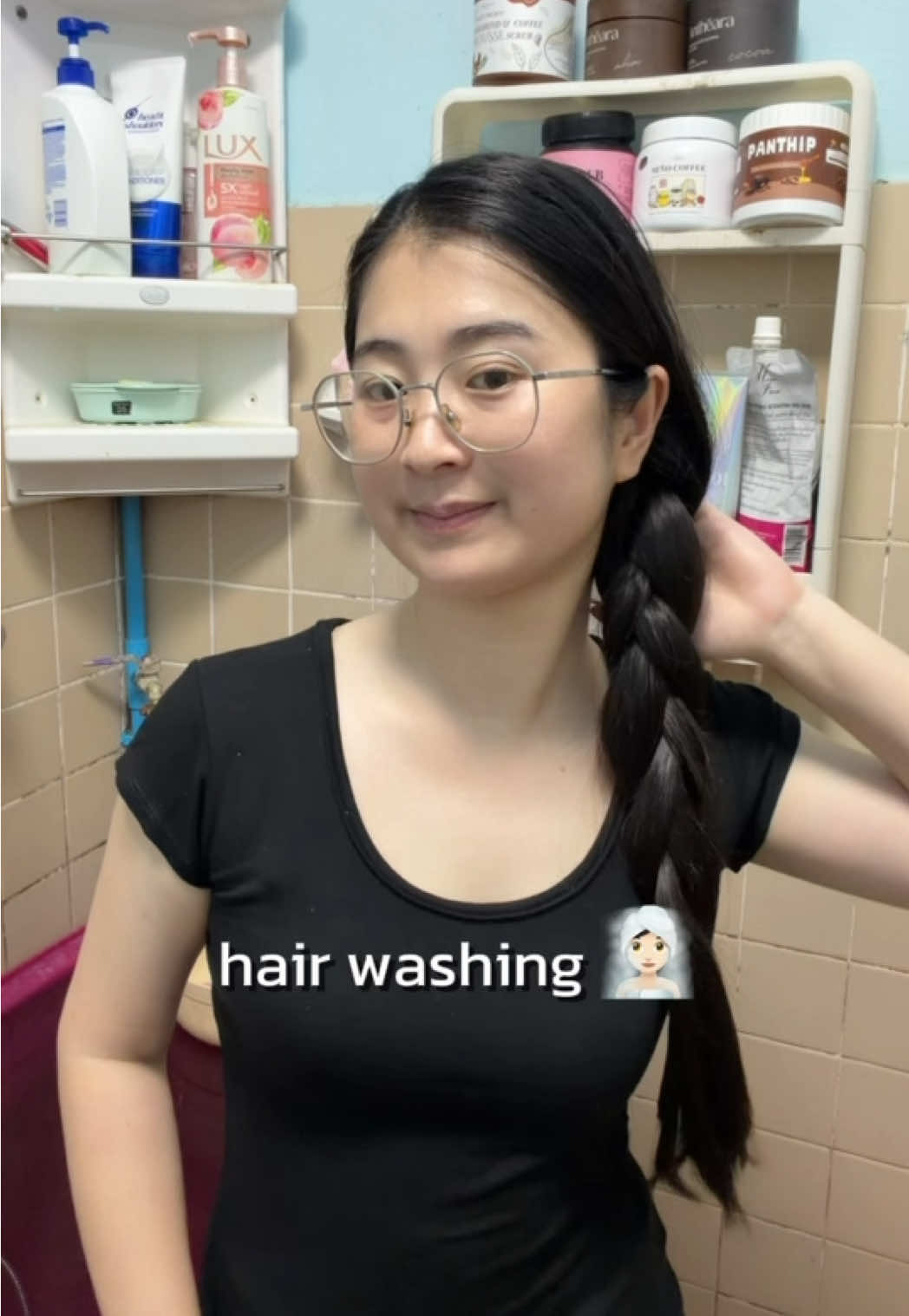 เหนื่อยมาทั้งวัน สระผมฟินๆกันค้า🧖🏻‍♀️🛁🫧✨#สระผม #ผมสวยสุขภาพดี #เธรดดูแลตัวเอง#กรีนไบโอซุปเปอร์ทรีทเม้นท์ #ไออาบน้ํา 