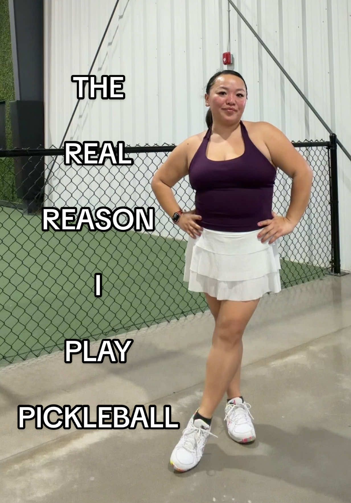 the real reason I play pickleball? The outfits eat every time and may or may not help me play better 🤪 #pickleball #pickleballislife #pickleballoutfits #fitcheck #OOTD 