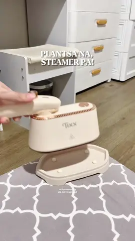 plantsa na, steamer pa! 🥰 #ironsteamer #tixxhomeappliances #tixxsteamer #urfavemommy 