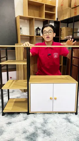 Kệ tủ gỗ lò nướng hiện đại