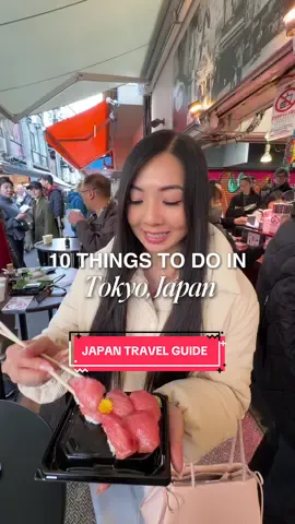 Never bored in Tokyo 😌🎌✨ Planning a trip to Tokyo? Here are 10 places worth adding to your Japan itinerary: 1. Harajuku - Takeshita Street, shopping & street food 2. Shibuya Sky OR Tokyo Metropolitan Government Building 3. Bar-hopping the best bars in Tokyo 4. Gotokuji Temple (the lucky cat temple) 5. Hie Shrine 6. teamLab experiences 7. Tsukiji Fish Market 8. Asakusa - Sensō-ji Temple, shopping & street food  9. Yoyogi Park & Meiji Shrine 10. Shibuya Crossing ✨ Get 10% Off KLOOK activities/tickets using code: “KARENKLOOK” ✨ ❣️ Follow for more travel guides & recs 🫶🏻 Link in bio for YouTube vlogs & travel blog  #tokyo #japantravel #tokyoitinerary #visitjapan | Tokyo tips, Tokyo itinerary, places to eat in Tokyo, places to visit in Tokyo, Japan itinerary, Tokyo travel guide, things to do in Tokyo, best things to do in Tokyo 