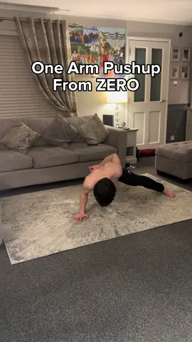 How to One Arm Pushup from ZERO #calisthenics #pushup #pressup