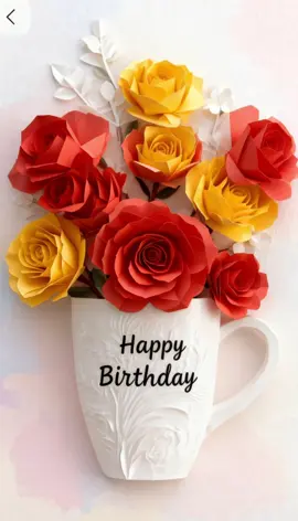 Happy birthday vibes! Like & share! #birthdayart #flowerart #happybirthday #birthdayvibes #aiart 