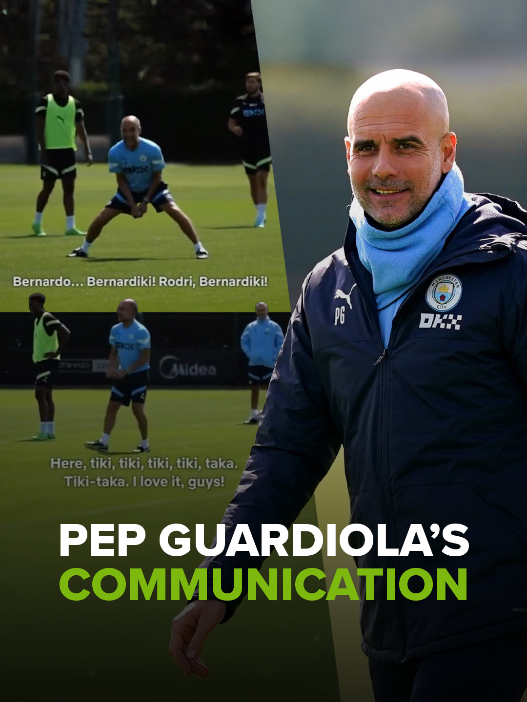 Pep Guardiola's constant encouragement in training sessions is admirable to see. He never stops telling his players what they're doing right! 👏 🎥: Man City #SoccerCoaching #FootballTraining #FootballCoaching