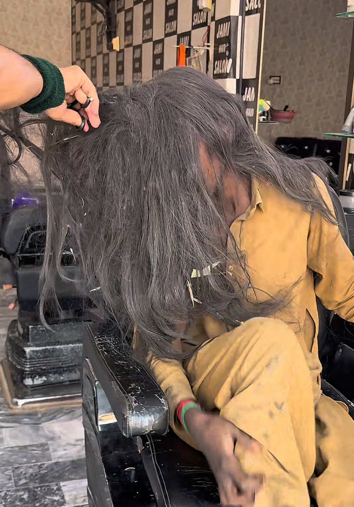 Homeless Boy Haircut Transformation | ASMR #fyp #asmrsounds #asmr #haircut #hairtransformation 