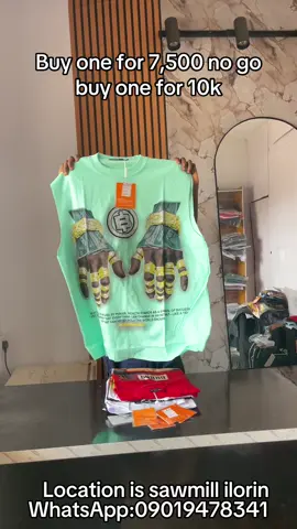 Price:7,500 Location is sawmill opposite one step pharmacy  #roundneckvendorinilorin #armlessformen #teesvendor #ilorinteesvendor #unilorinconnect #fypシ #teesbyjoy #kwasuite #malebaggyjeansinilorin #kwasuite #unilorinconnect 