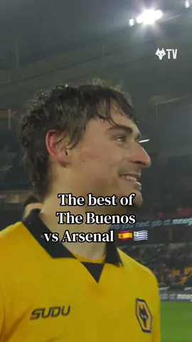 Hugo Bueno. Santi Bueno. Superb. 👏 #wolves #PremierLeague 