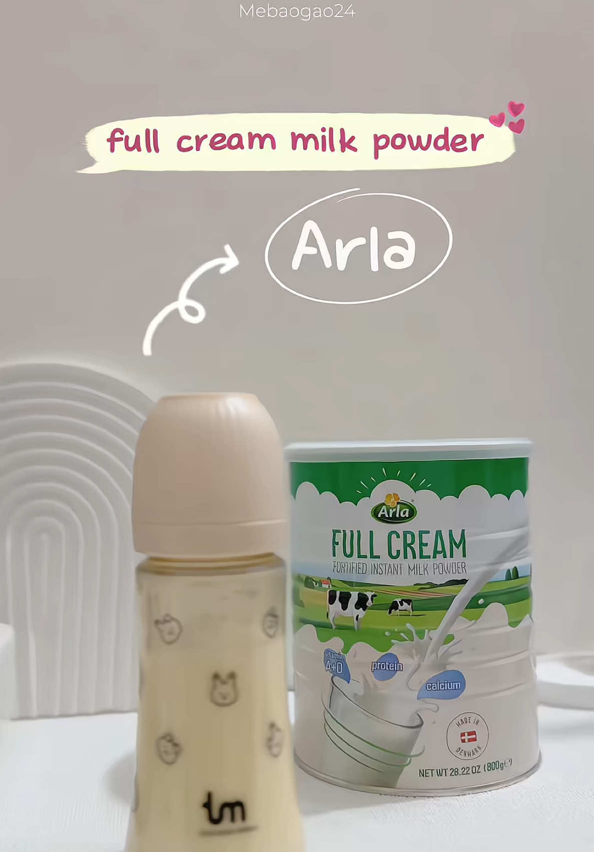 1 lon sữa cả nhà uống được. 🤭🤭. Sau này mẹ không cần ensure mẹ cần full cream @Arla Việt Nam là được rồi. #mebaogao24 #suabotnguyenkem #arla #suabot #mebimsua 