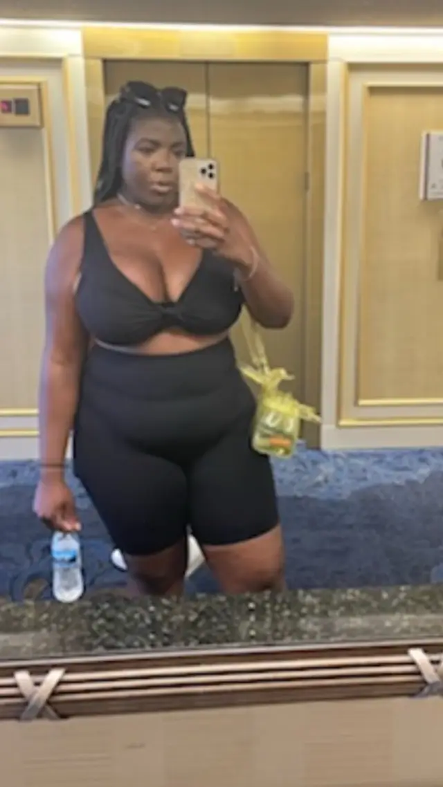 Did this brick by brick 🏋🏾‍♀️ lay another brick  ⬇️80lbs #weightloss #annemanyi #gymbae #gymmotivation #GymTok 