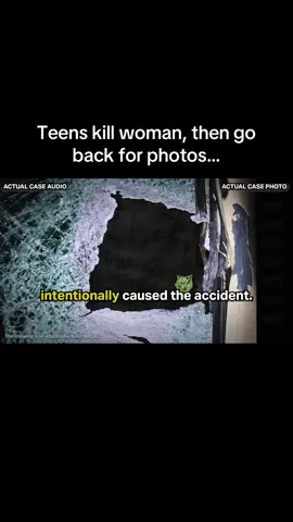 Teens kill woman, then go back for photos…