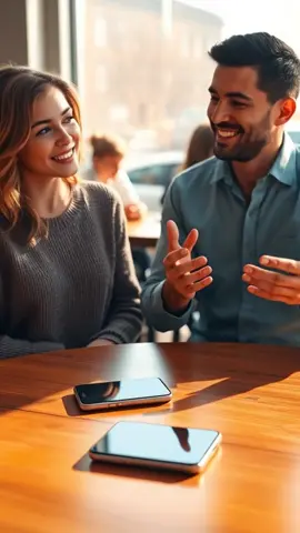 Turning your phone face-down on the table can actually make your conversations 30% more meaningful... #MindfulConversations #PhoneHabits