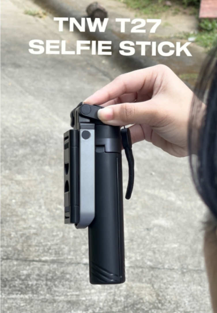 Compact. Stable. Easy to use. The @TNW PH TEAM @TNW Tech PH T27 Mini Selfie Stick Tripod is perfect for vlogging, travel, and daily content. One-click open + Bluetooth remote for hassle-free shooting. #TNW #SelfieStickTripod #tripod #ContentCreator #MobilePhotography