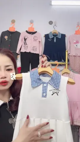 Váy Đuôi Cá Chân Váy Kẻ Chất Liệu Poli 3 Lỗ Thoáng Mát Thỏa Mái Cho Bé Gái Từ 8-20kg, Váy Xinh Dáng Tiểu Thư Dành Cho Bé Gái.