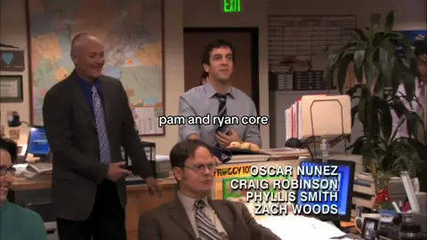 pam always clocked ryan #theoffice #pambeesly #ryanhoward #jimhalpert #michealscott  