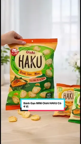 🔥 Bánh Gạo MiNi Oishi HAKU Có 4 Vị , Ăn là Ghiền #quynhanhreview07 #xuhuongtiktok #ănvặt #banhgao  @quynhanhreview07 