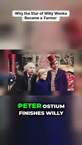 Why the Star of Willy Wonka Became a Farmer#OldHollywood #OldHollywoodClassic #ClassicHollywood #GoldenAgeHollywood