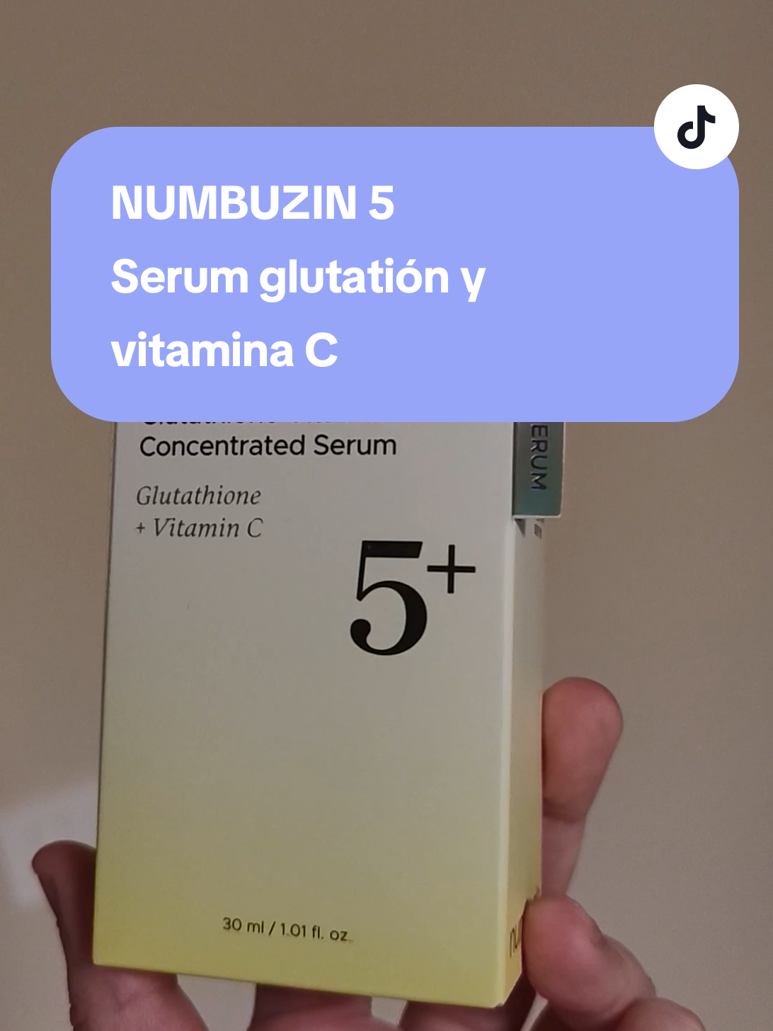 Probamos de nuevo el serum 5+ con Glutatión y Vitamina C para iluminar nuestra piel y ayudarnos con esas marquitas rojas que nos deja el acné! Mi código de descuento en YesStyle es MAMADEUNREY @numbuzin @YesStyle  #numbuzin #no5serum #hyperpigmentation #darkspots #yesstyleno5 