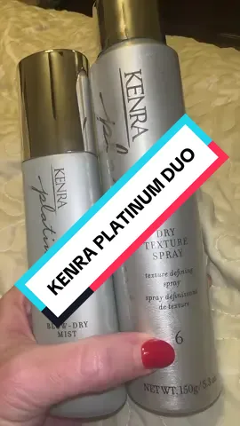 KENRA PLATINUM DRY TEXTURE SPRAY AND BLOW DRY MIST DUO‼️ increase fullness and volume by 278% while decreasing styling time by 50%‼️‼️ @Kenra Professional #blowdry #texturespray #hairvolume #fullerhair #tiktokshopcreatorpicks 