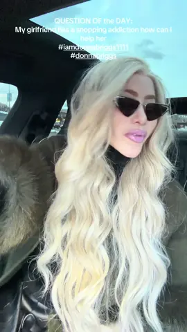 QUESTION of the DAY: Dear Donna My girlfriend has a shopping addiction how can I help her #iamdonnabriggs1111 #donnabriggs #donnasworld #DonnaBriggs #porscheclub @Porsche USA @Donna Briggs @donnabrigs1fan @Rigs 