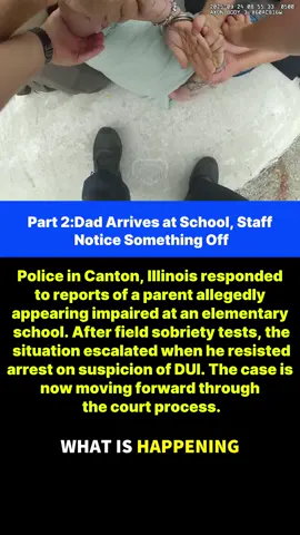 Dad Arrives at School, Staff Notice Something Off#bodycamcops #yfpシforyou #police 