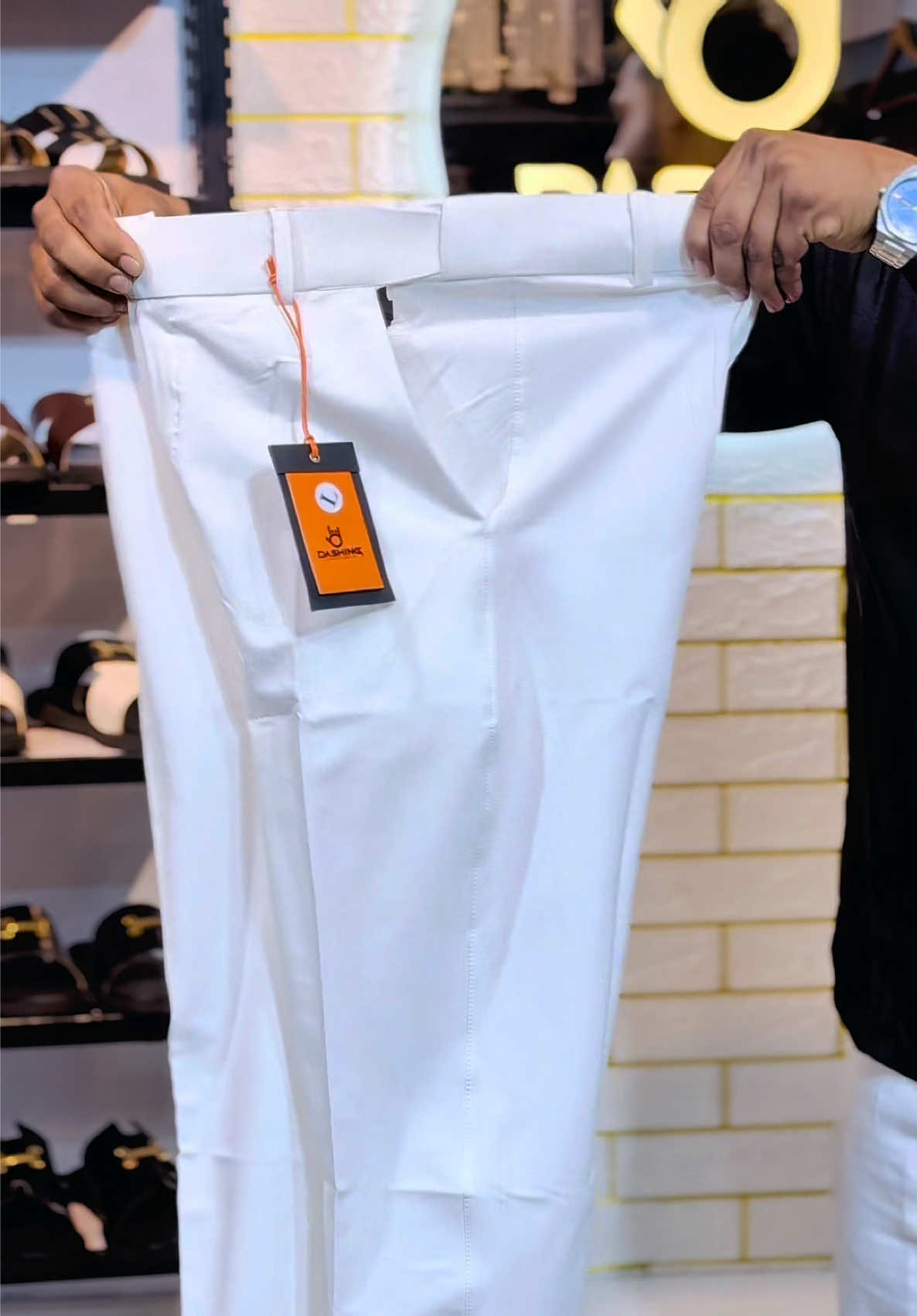 White Adjustable Formal pant for Eid 2026 🌙✨⚜️