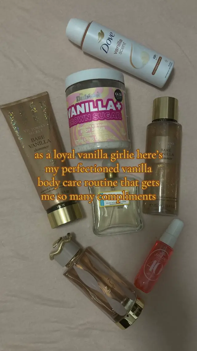 #vanilla #bodycare #clean #aesthetic  #slideshow 